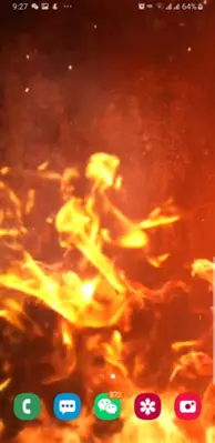 3D Fire Video Live Wallpaper P android App screenshot 4