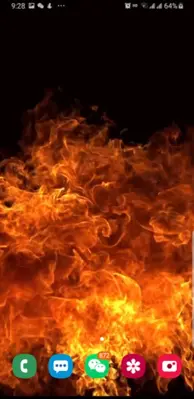 3D Fire Video Live Wallpaper P android App screenshot 5