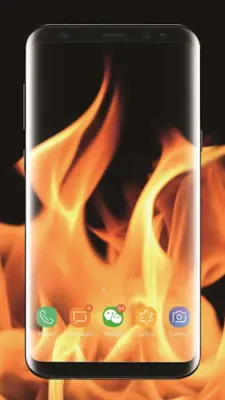 3D Fire Video Live Wallpaper P android App screenshot 6