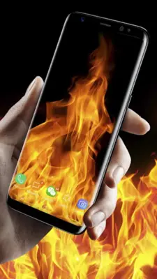 3D Fire Video Live Wallpaper P android App screenshot 7